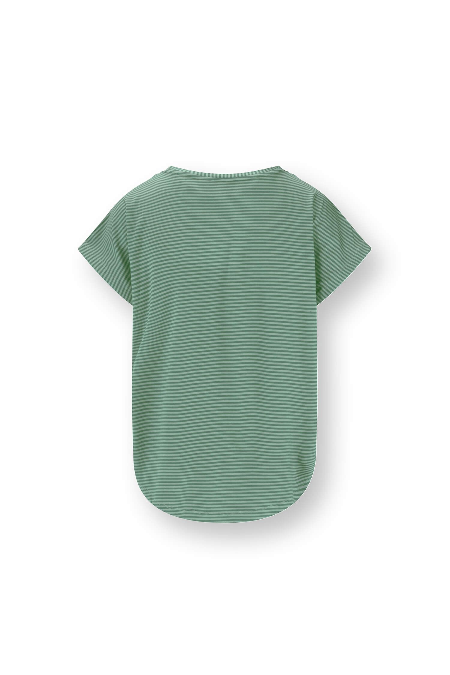 Tatum Short Sleeve Top Little Sumo Stripe Green