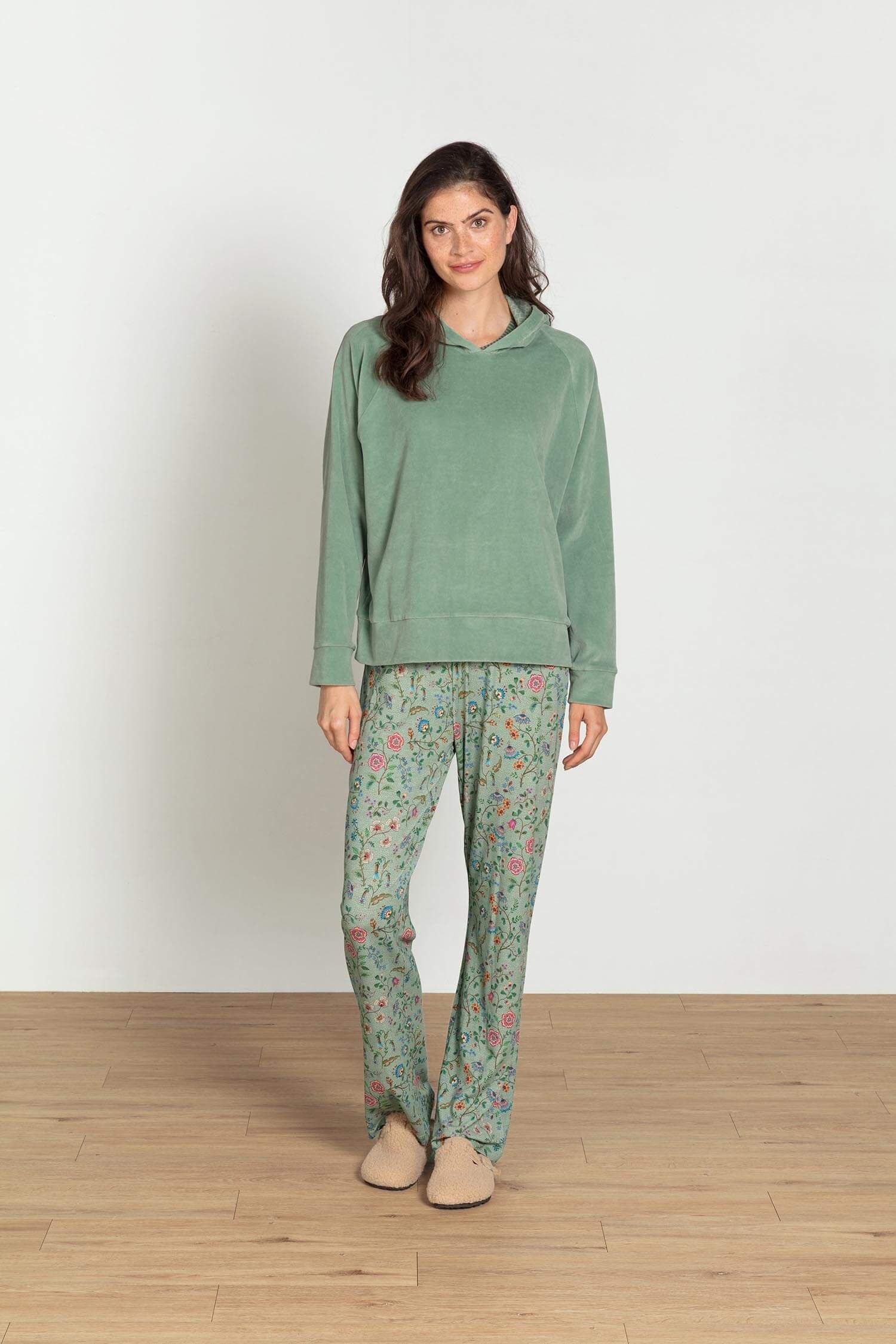 Blake Long Trousers Flora Bangalore Green