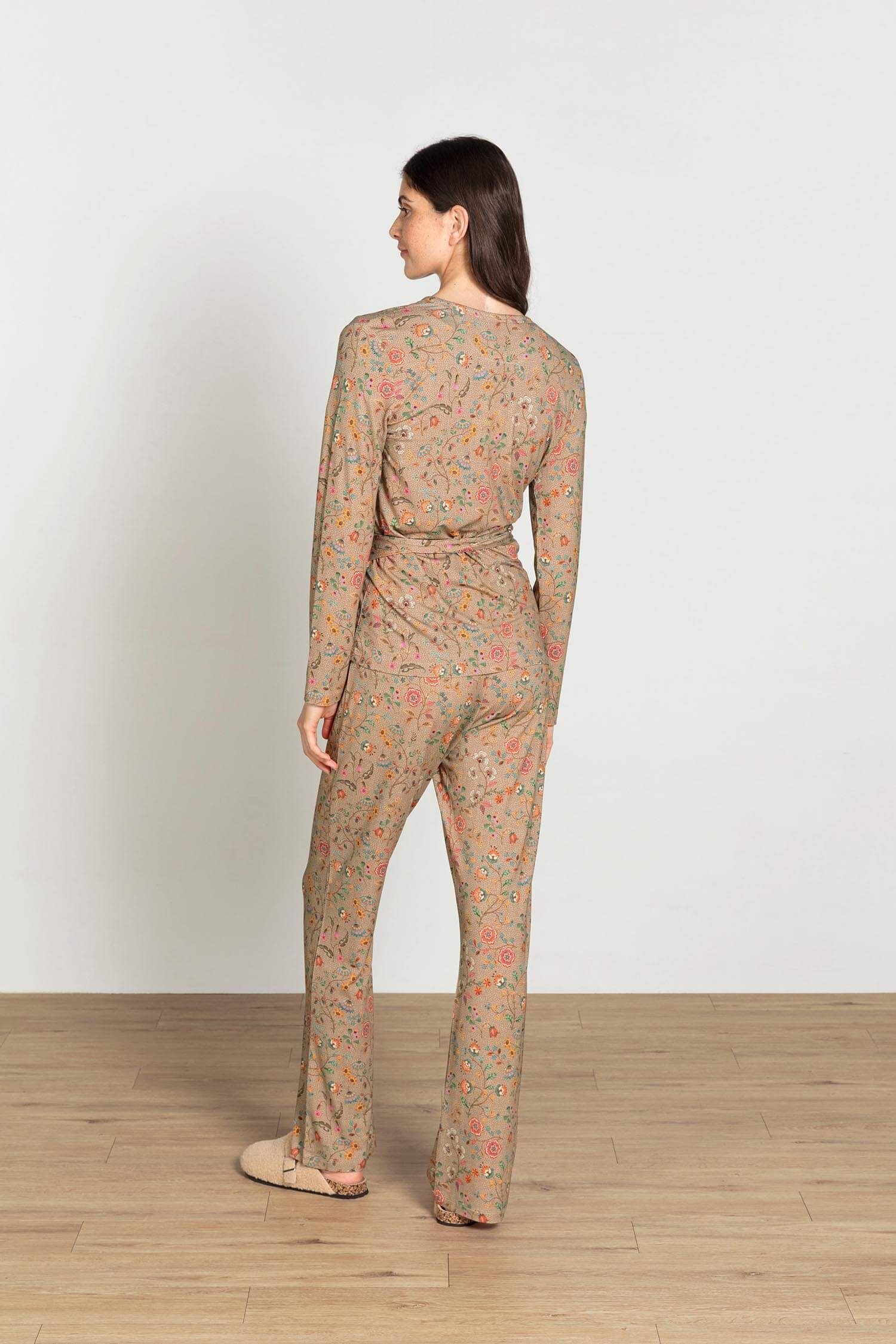 Teagan Vest Long Sleeve Flora Bangalore Sand