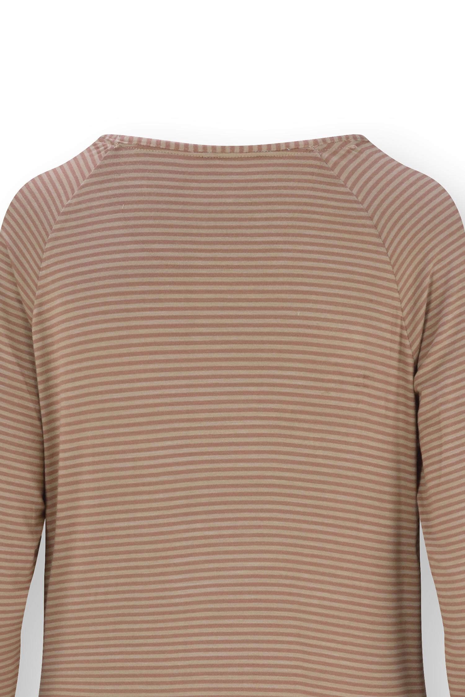 Tina Long Sleeve Top Little Sumo Stripe Sand