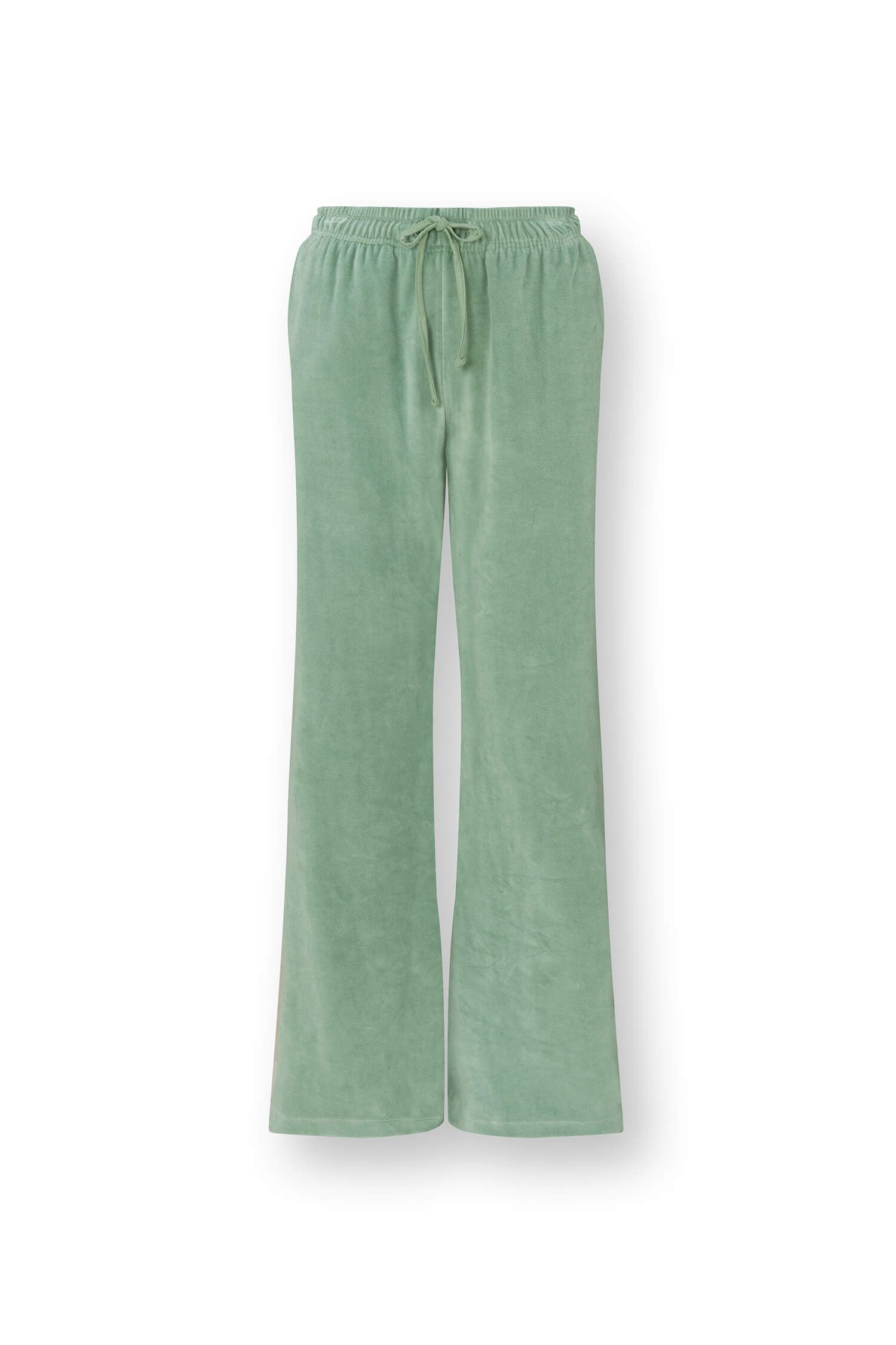 Britta Long Trousers Velvet Green