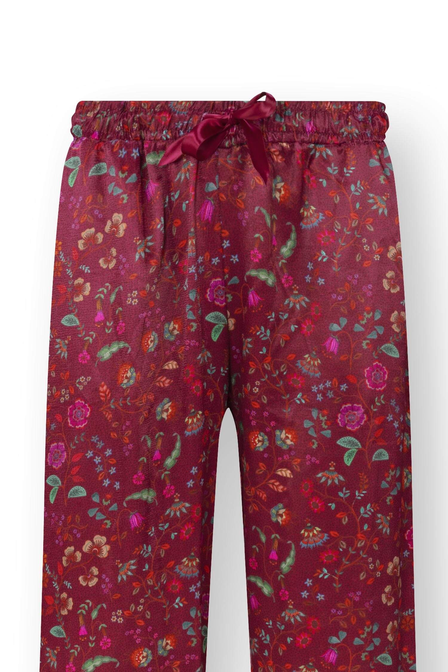 Bente Long Trousers Flora Bangalore Dark Pink