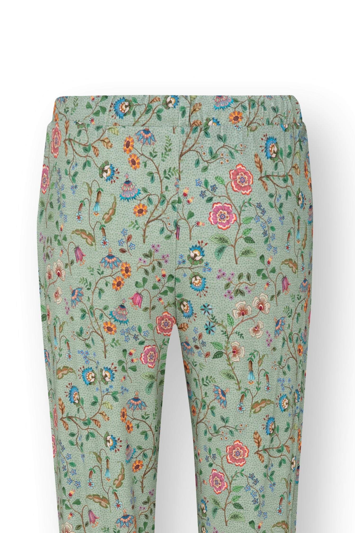 Bobien Long Trousers Flora Bangalore Green