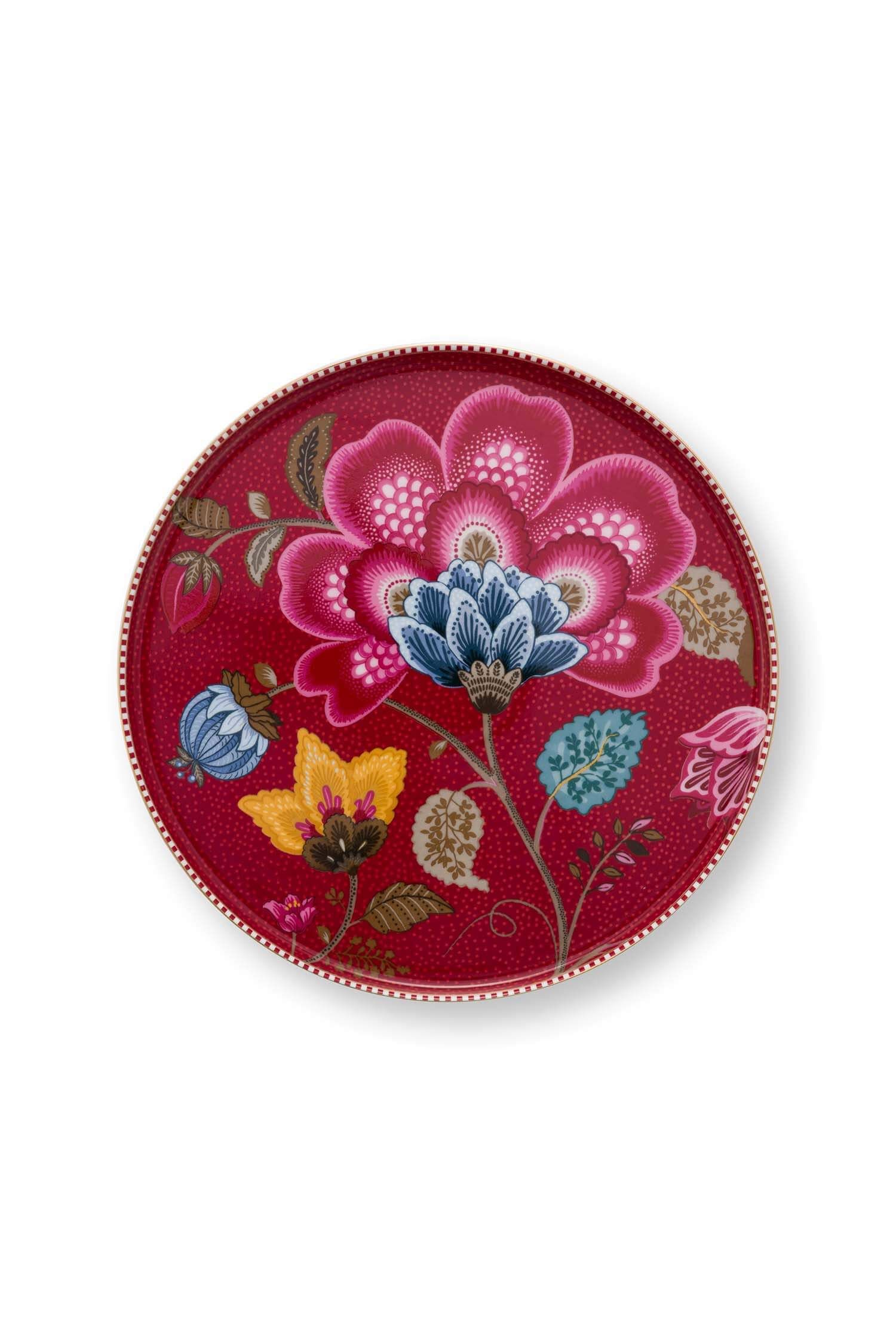 Mini Cake Tray Blooming Tales Fantasy Dark Red 21cm