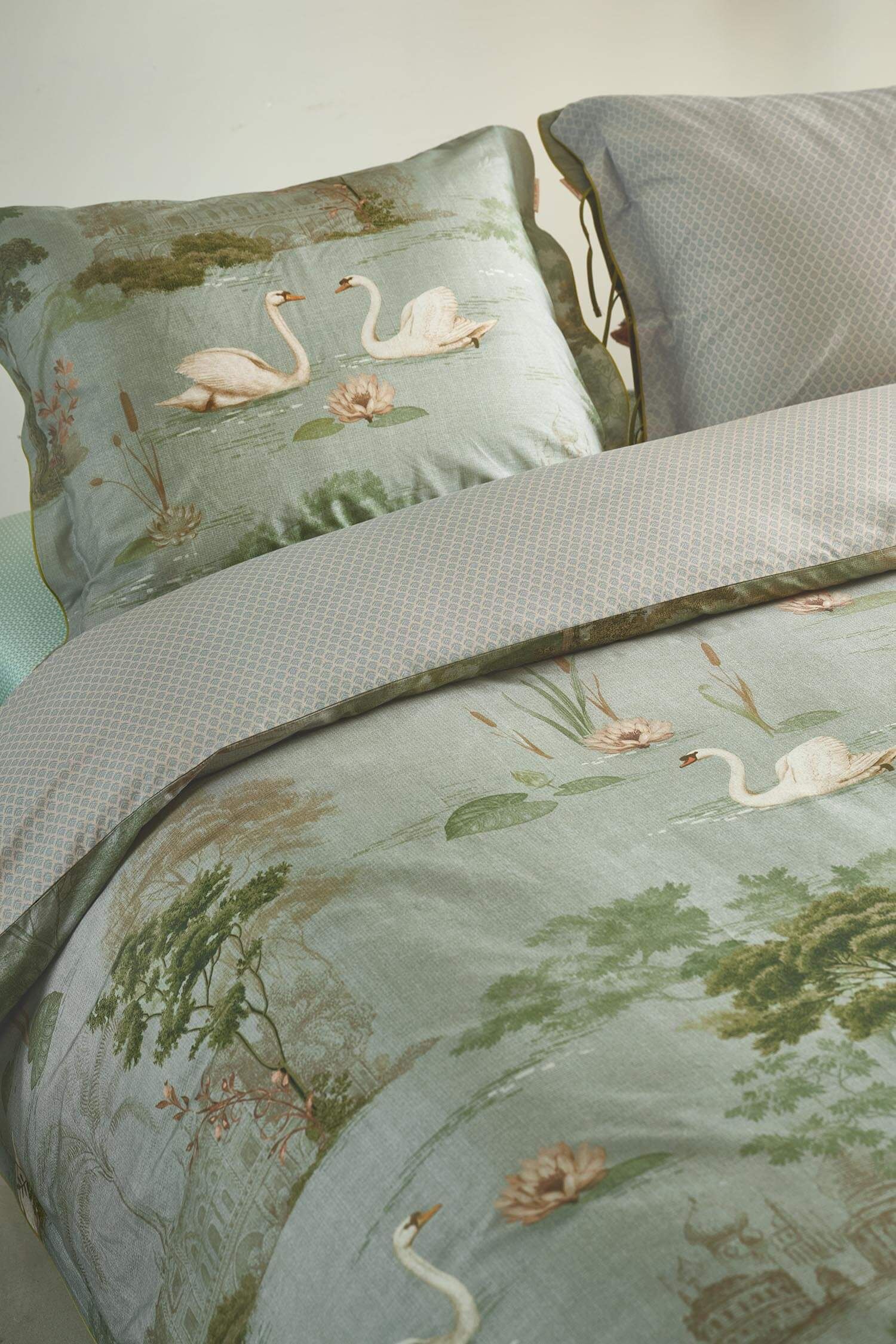 Pillowcase Darjeeling Days Green