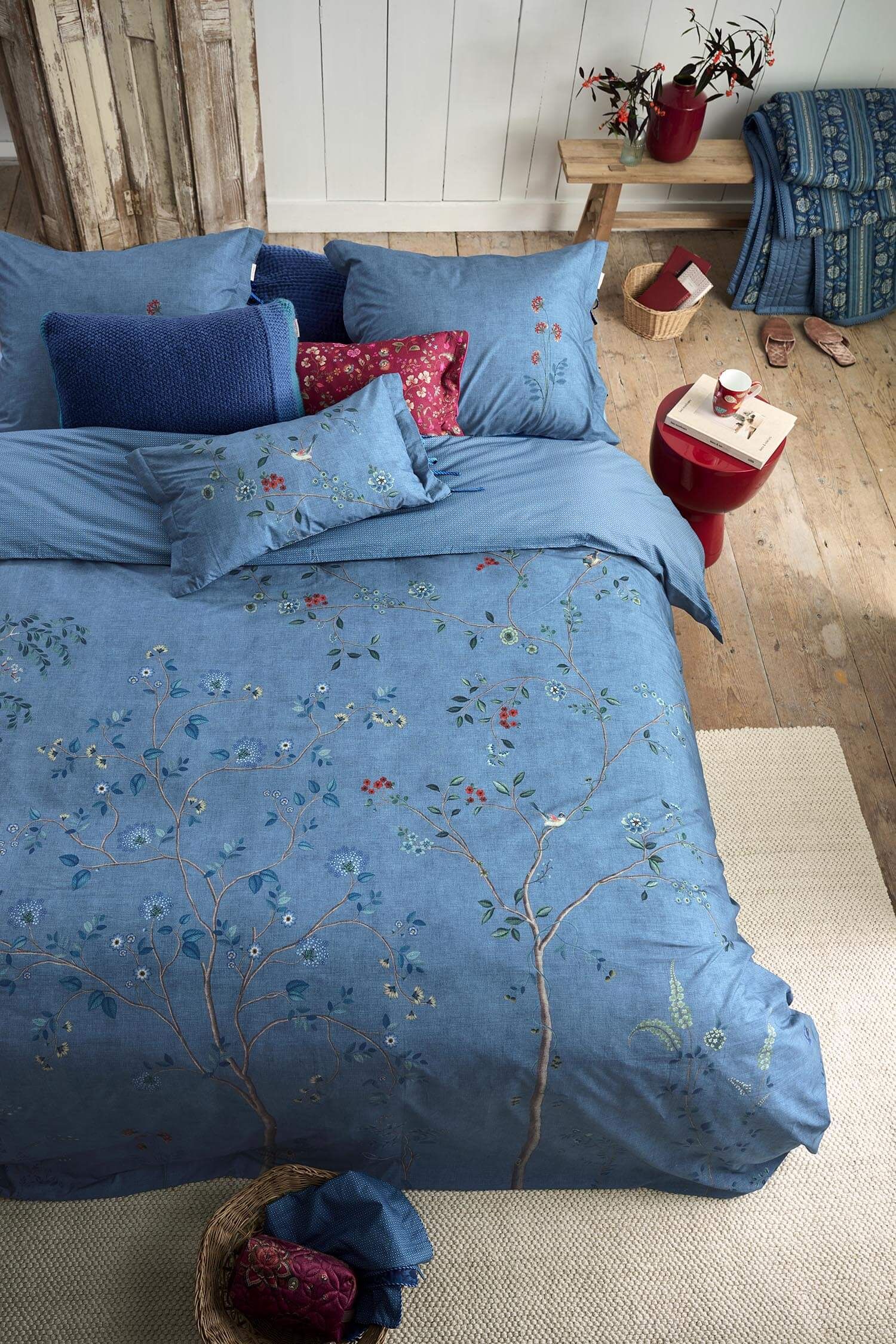 Cushion Desi Garden Blue