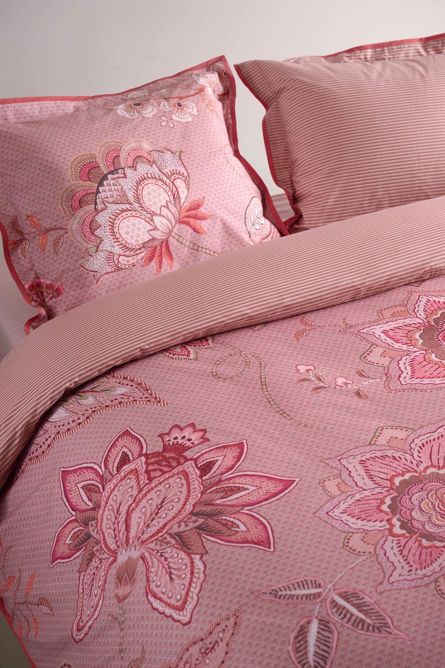 Duvet Cover Set Mumbai Night Pink