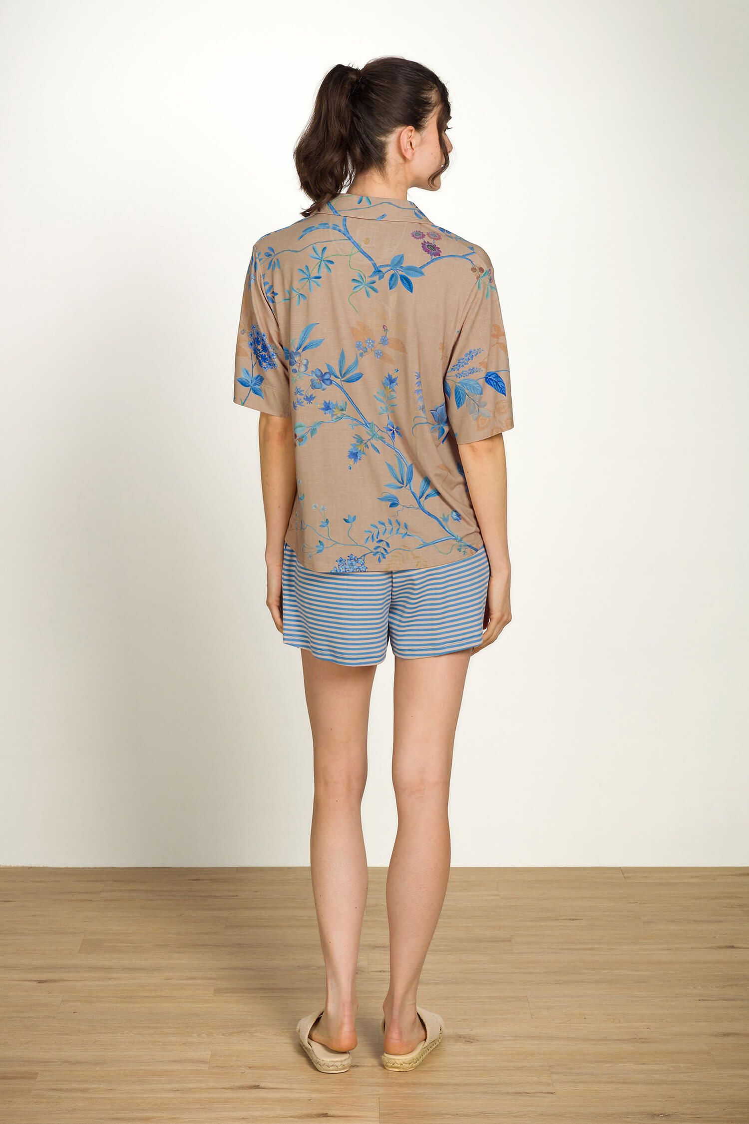 Bobi Short Trousers Little Sumo Stripe Blue