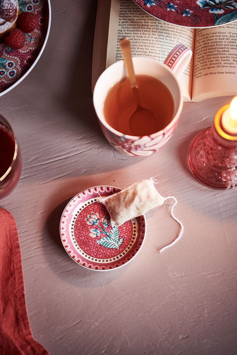 Tea Tip Flower Festival Dark Pink 9cm