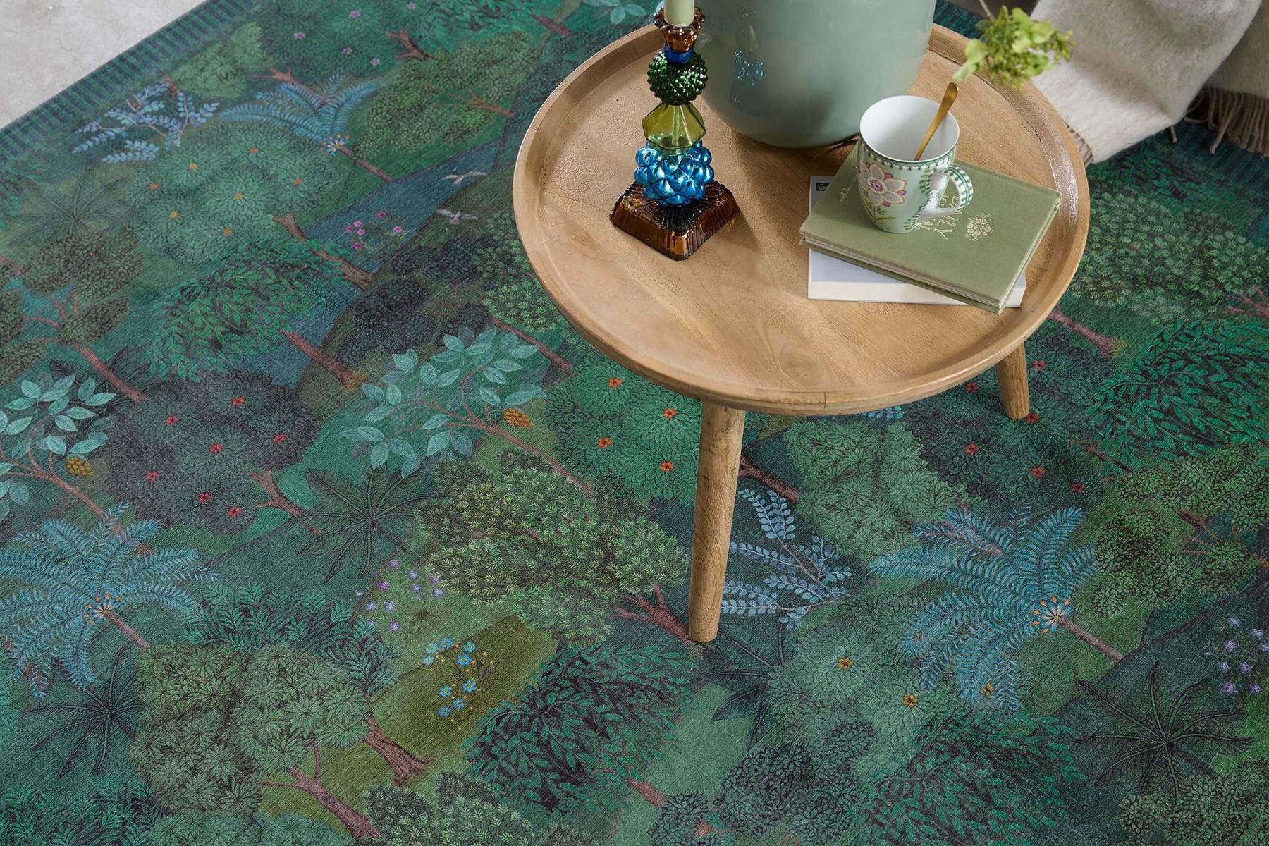 Carpet Jardin de Noche by Pip Dark Green