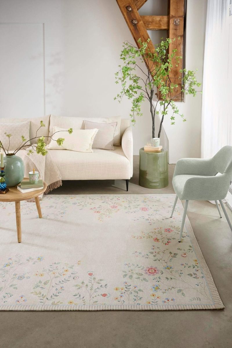 Carpet Campo de Flores by Pip Off White