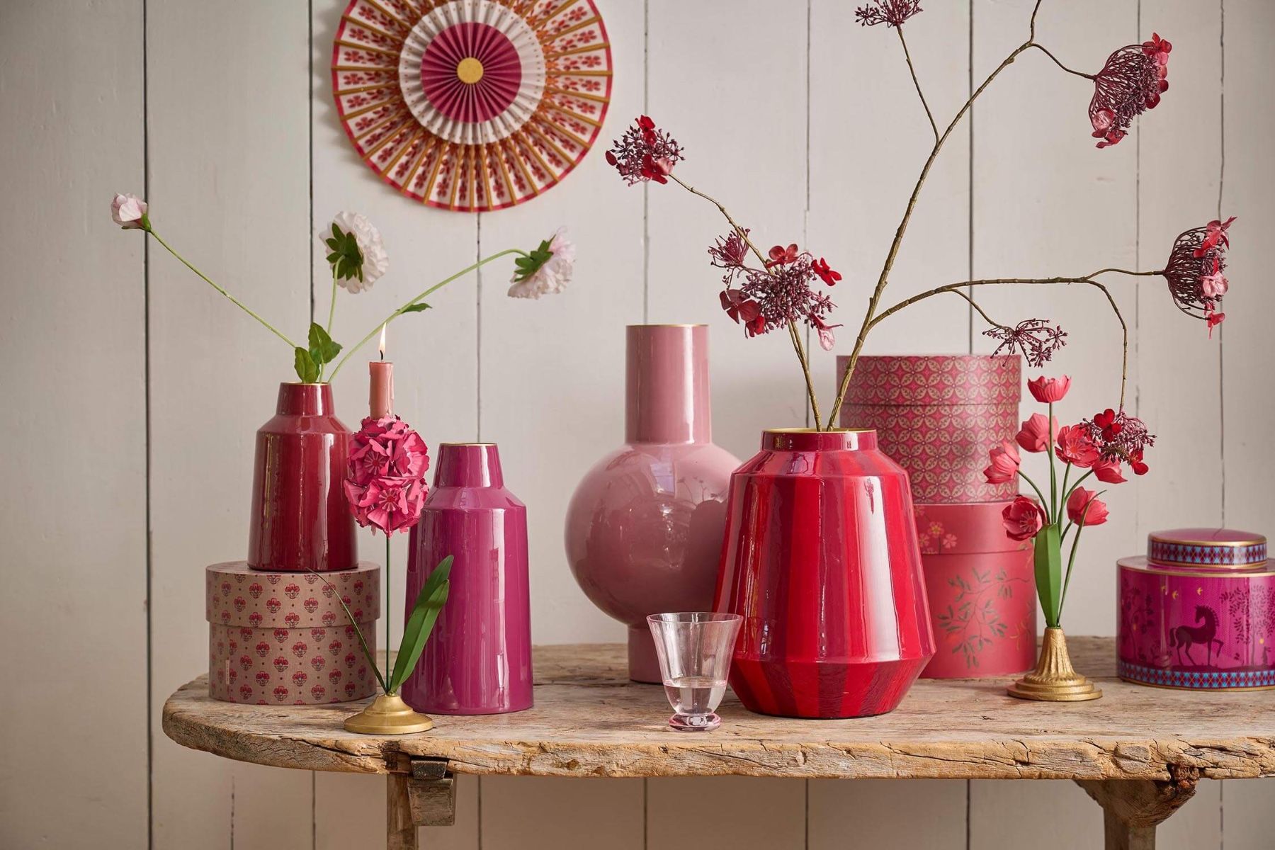 Ginger Jar Pip's Deerest Darling Metal Pink 15cm
