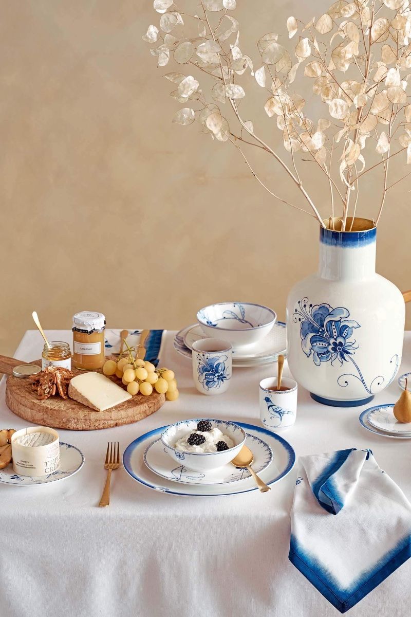 Pastry Plate Pip & The Blue Bird White 12cm