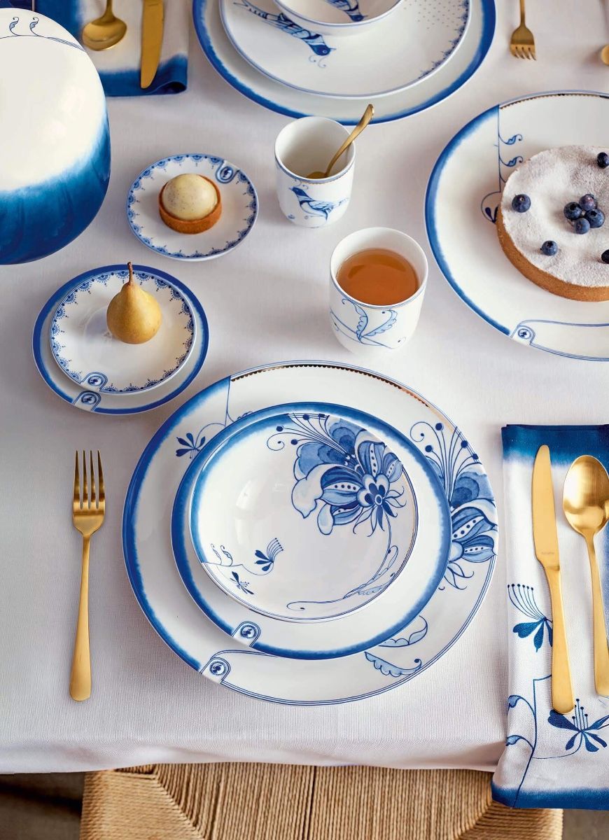 Pastry Plate Pip & The Blue Bird White 12cm