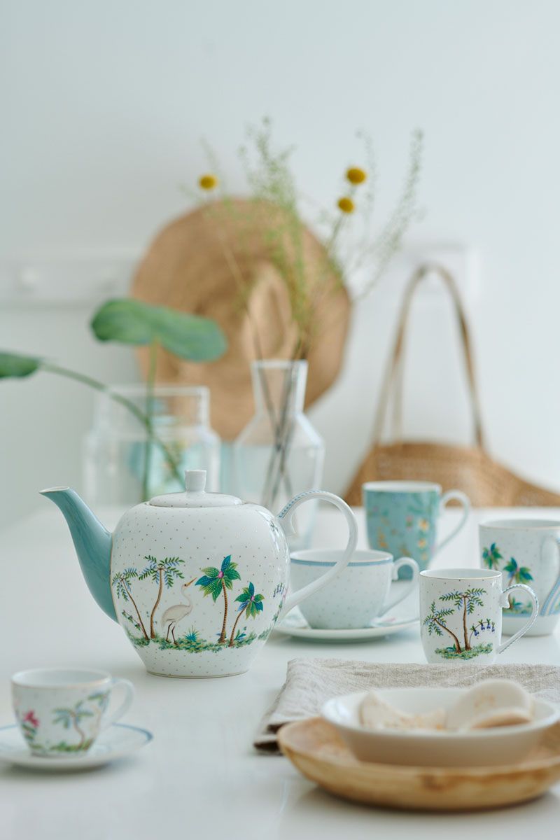 Set/2 Mugs Large Jolie Dots Gold