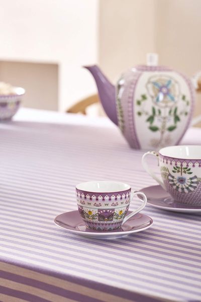 Espresso Cup and Saucer Lily&Lotus Moon Delight Multi