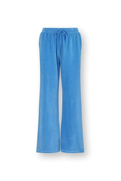 Britta Long Trousers Velvet Blue