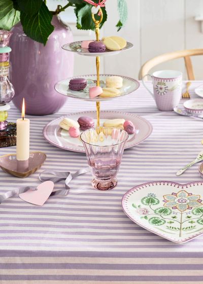 3/Layer Cake Stand Lily&Lotus Lilac