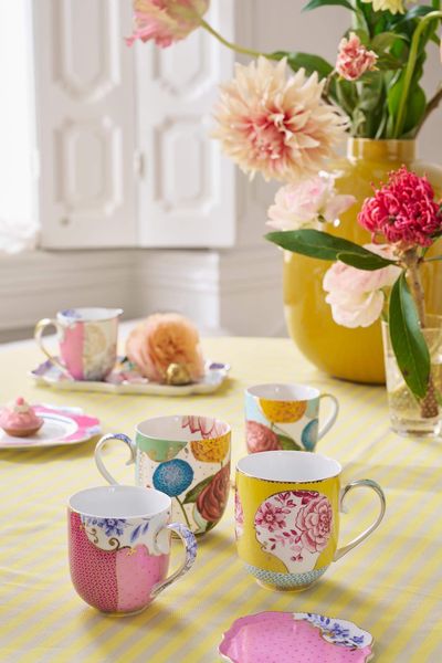 Set/2 Mugs Royal Pink 260ml