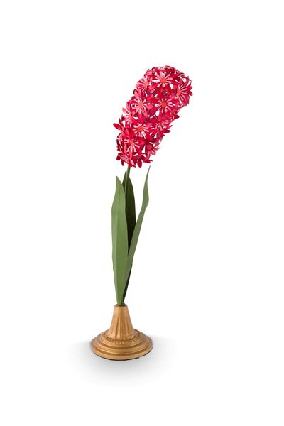 Deco Flower Metal Pink 48cm