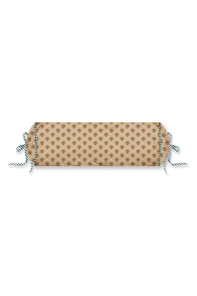 Roll Cushion Jaipur Flower Green