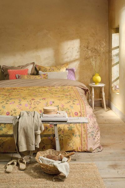 Duvet Cover Set Bodhi Flower Yellow