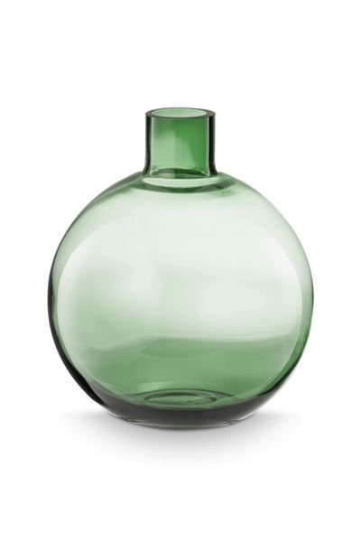 Vase Glass Green 22cm