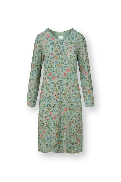 Destiny Long Sleeve Nightdress Flora Bangalore Green