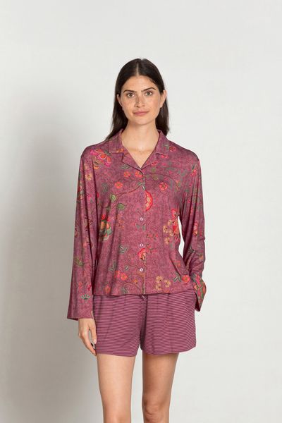 Faye Long Sleeve Top Mumbai Morning Pink