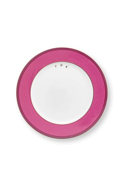 Dinner Plate Pip's Deerest Darling Pink 28cm