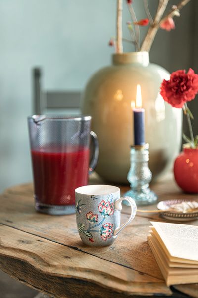 Mug Small Flower Festival Light Blue