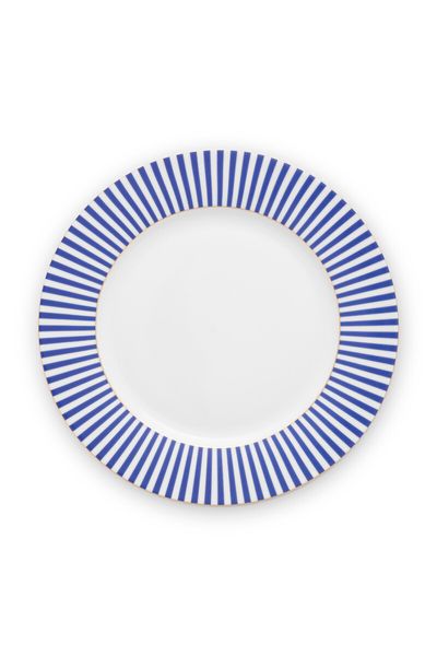 Plate Royal Stripes Blue 26.5cm