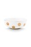 Set/2 Bowls Dot Delight White/Gold 20cm