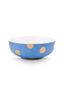 Set/2 Bowls Dot Delight Light Blue/Gold 20cm