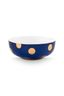 Set/2 Bowls Dot Delight Navy/Gold 20cm
