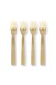 Set/4 Cake Forks Enamelled Berry Blues