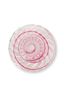 Candle Holder Glass Swirl Pink 20cm