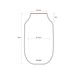 Vase Metal Oval Mid Blue 30cm