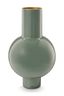 Vase Metal Medium Mid Green 40cm