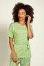Tonya Top Short Sleeve Little Sumo Stripe Green