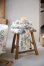 Guesttowel Set/3 Secret Garden White/Blue 30x50cm