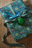 Ornament Glass Pine Cone Green 7.5cm