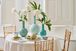 Vase Metal Large Matt Light Blue 42cm