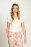 Toy Short Sleeve Top Solid Off White