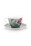 Cup and Saucer Blooming Tales Fantasy Blue 300ml