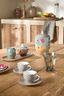 Set/2 Espresso Cups and Saucers Blooming Tales Khaki 120ml