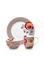 Set/3 Breakfast Set Blooming Tales Fantasy Khaki