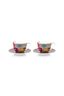 Set/2 Cups and Saucers Blooming Tales Fantasy Khaki 300ml