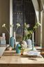 Candle Holder Wood Blue
