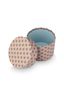 Set/3 Box Round Blooming Tales Blue-Khaki